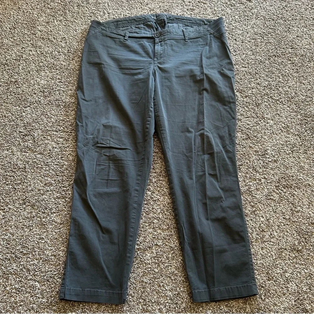 Gap Maternity women’s 16 best girlfriend gray pants below the belly pregnancy